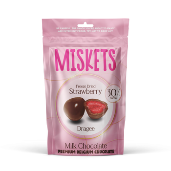 Miskets Freeze Dried Strawberry White Chocolate (80g) - Papaya Express