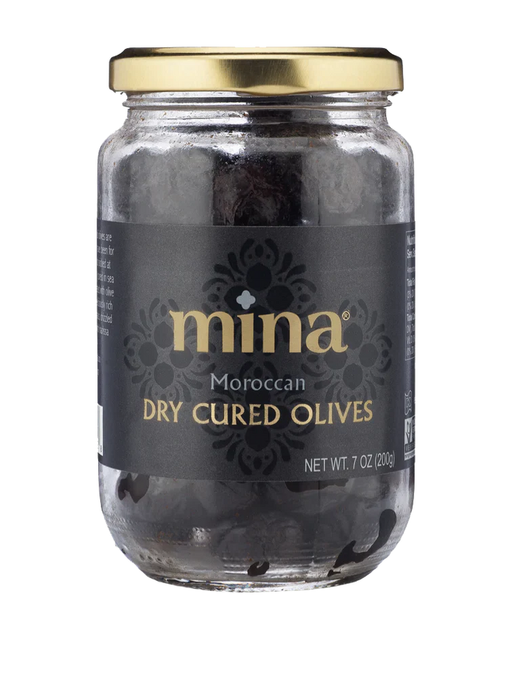 Mina Dry Cured Black Olives (7 oz) - Papaya Express