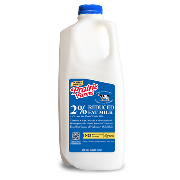 Prairie Farms  2% Milk (1/2 gal) - Papaya Express