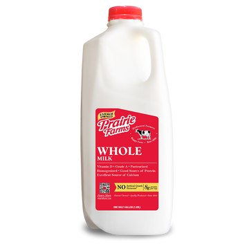 Prairie Farms Whole Milk (1/2 gal) - Papaya Express