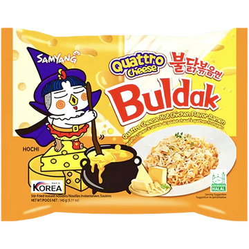 Samyang Buldak Spicy Chicken Quattro Cheese (145g) - Papaya Express