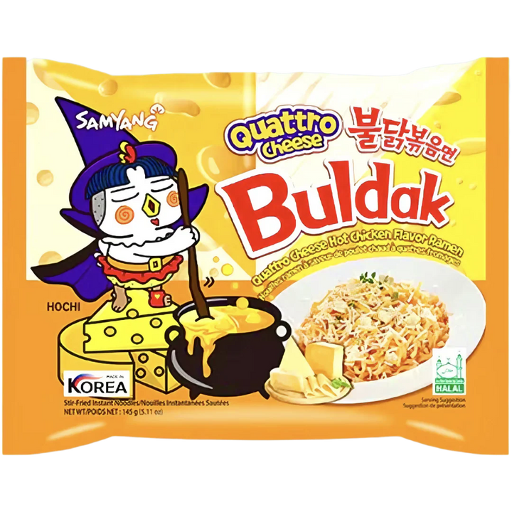 Samyang Buldak Spicy Chicken Quattro Cheese (145g) - Papaya Express