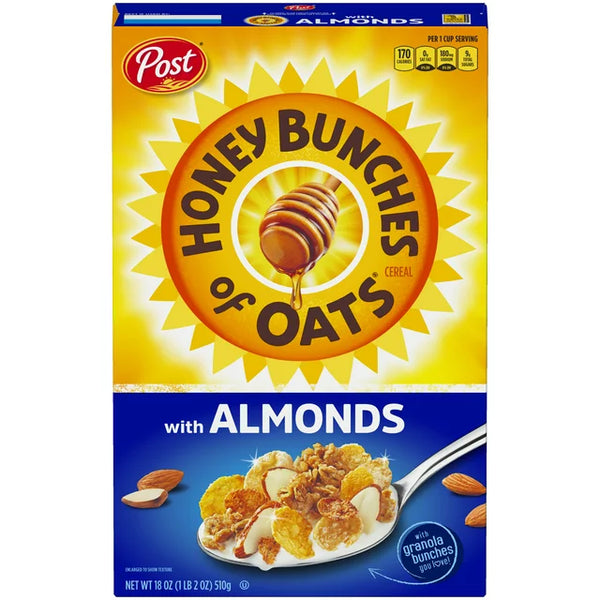 Honey Bunches of Oats with Almonds (18Oz) - Papaya Express