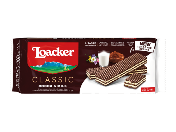 Loacker Classic Cocoa & Milk (175G) - Papaya Express