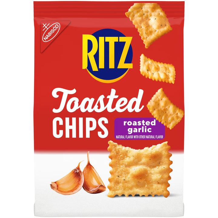 Ritz Toasted Garlic Baked Toasted Chips Snack Crackers (8.1 oz) - Papaya Express