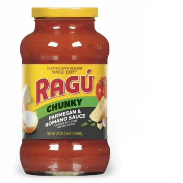 Ragu pasta Chunky Parmesan & Romano Pasta  Sauce (1 lb.) - Papaya Express