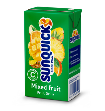 Sunquick  Mixed Fruit Straw Pack Drink ( 35 Ct ) - Papaya Express