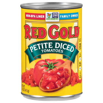 Red Gold Petite Diced Tomatoes (14.5oz) - Papaya Express