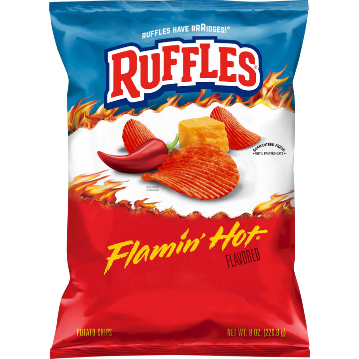 RUFFLES FLAMIN HOT (8.OZ)