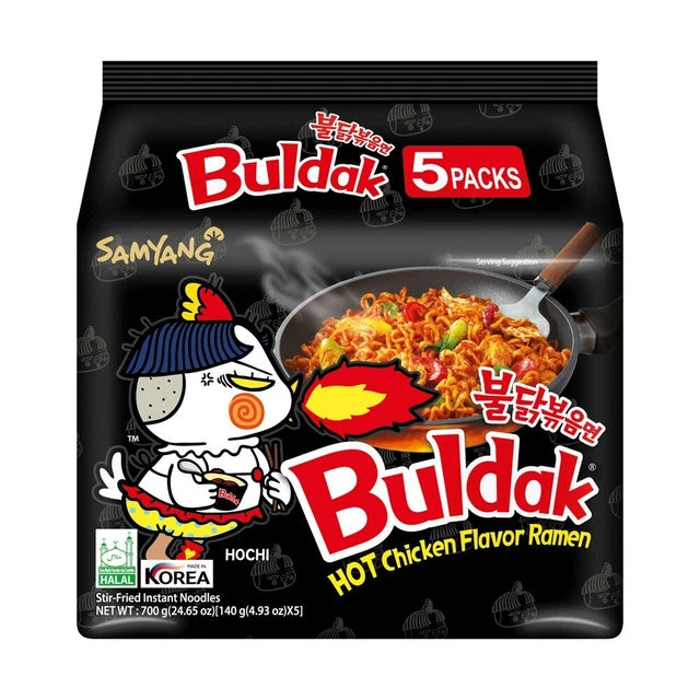 BULDAK SPICY RAMEN ORIGINAL (5 BAGS)