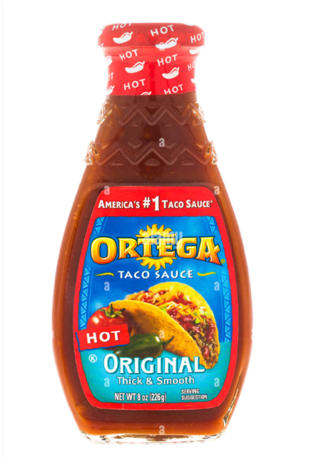 Ortega Hot Taco Sauce (8 OZ)