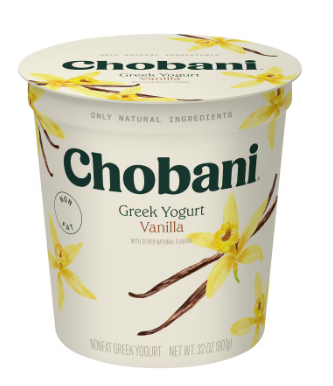 Chobani Vanilla Greek Yogurt (32 oz) - Papaya Express