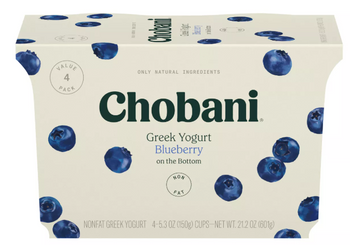 Chobani Blueberry Greek Yogurt  (4 cups) - Papaya Express