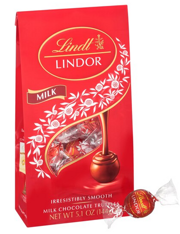 Lindt Lindor Milk Chocolate Truffles, (144g) - Papaya Express