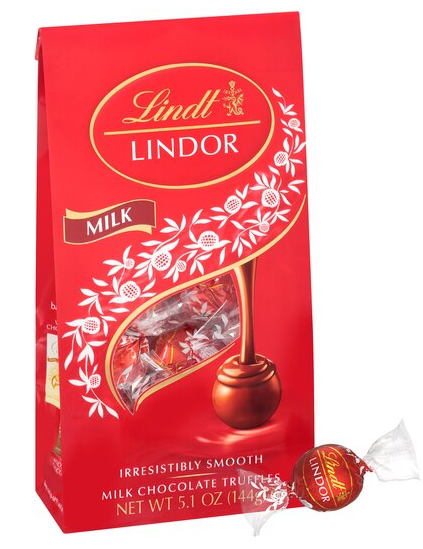 Lindt Lindor Milk Chocolate Truffles, (144g) - Papaya Express