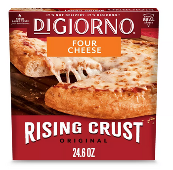 DiGiorno Rising Crust Four Cheese Frozen Pizza (24.06 oz) - Papaya Express