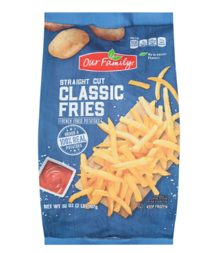Our Family Straight Fries (28OZ) - Papaya Express