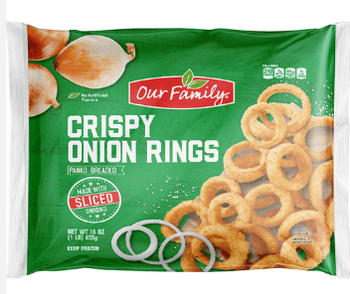Our Family Crispy Onion rings (28OZ) - Papaya Express