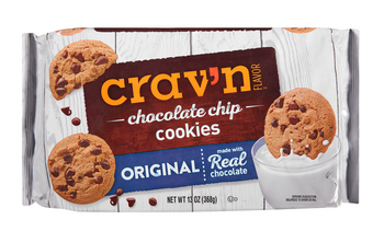 Crav'n Original Chocolate Chip Cookie (13oz) - Papaya Express