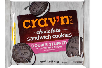 Crav'n Chocolate Double Stuffed Sandwich Cookies (13oz) - Papaya Express