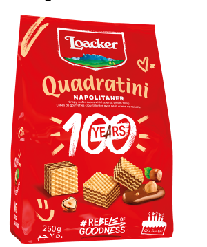 Loacker Quadratini Napolitaner Wafers Bag (7.76 oz) - Papaya Express