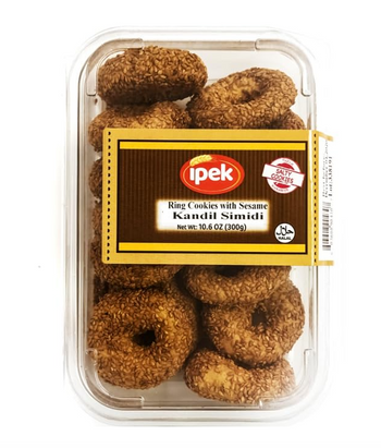 Ipek Ring Cookies With Sesame (10.6 oz) - Papaya Express