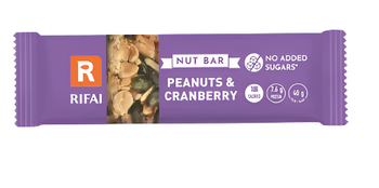 Rifai Peanut & Cranberry Sugar Free Bar (40g) - Papaya Express