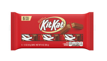 Kit Kat Milk Chocolate Full Size Candy Bars (6 pk) - Papaya Express