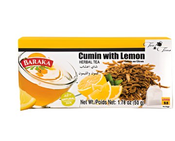 Baraka Cumin Lemon Tea Bags (50g) - Papaya Express