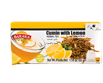 Baraka Cumin Lemon Tea Bags (50g) - Papaya Express