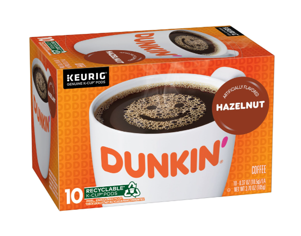 Dunkin Hazelnut Artificially Flavored K-Cup pods (105 g) - Papaya Express