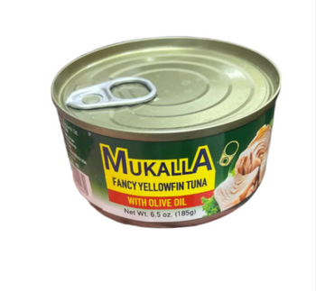Mukalla Fancy Meat Tuna W/ Olive Oil (185g) - Papaya Express
