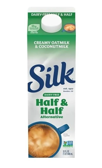 Silk Creamy Oat milk and Coconut milk Half and Half Alternative (32oz)