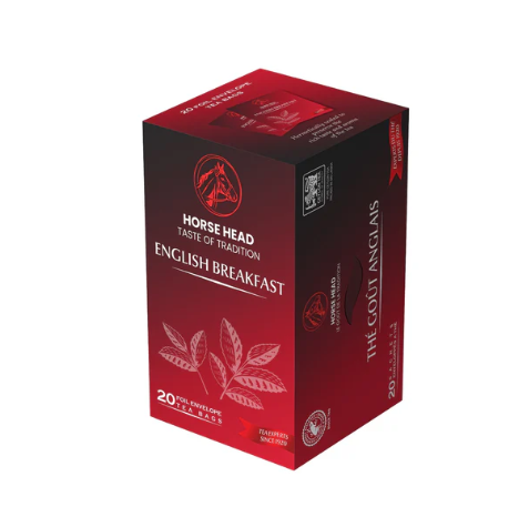 Horse Head English Breakfast Tea Bags (20 CT) - Papaya Express