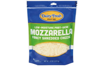 Dairy Fresh Mozzarella Fancy Shredded Cheese (8oz) - Papaya Express