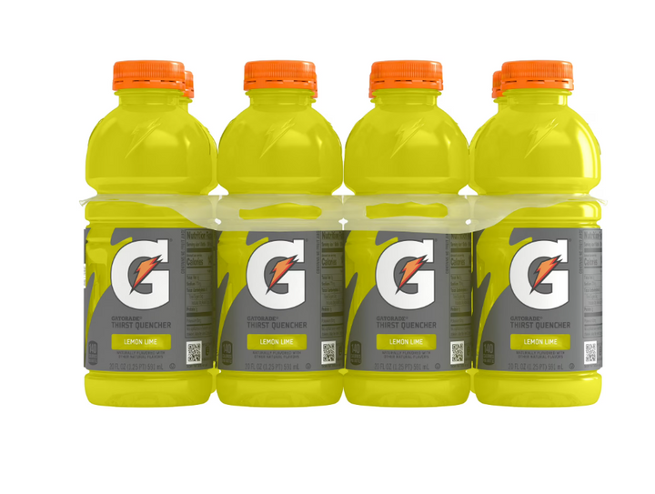 Gatorade Yellow Lemon Lime Bottles (8 pk)