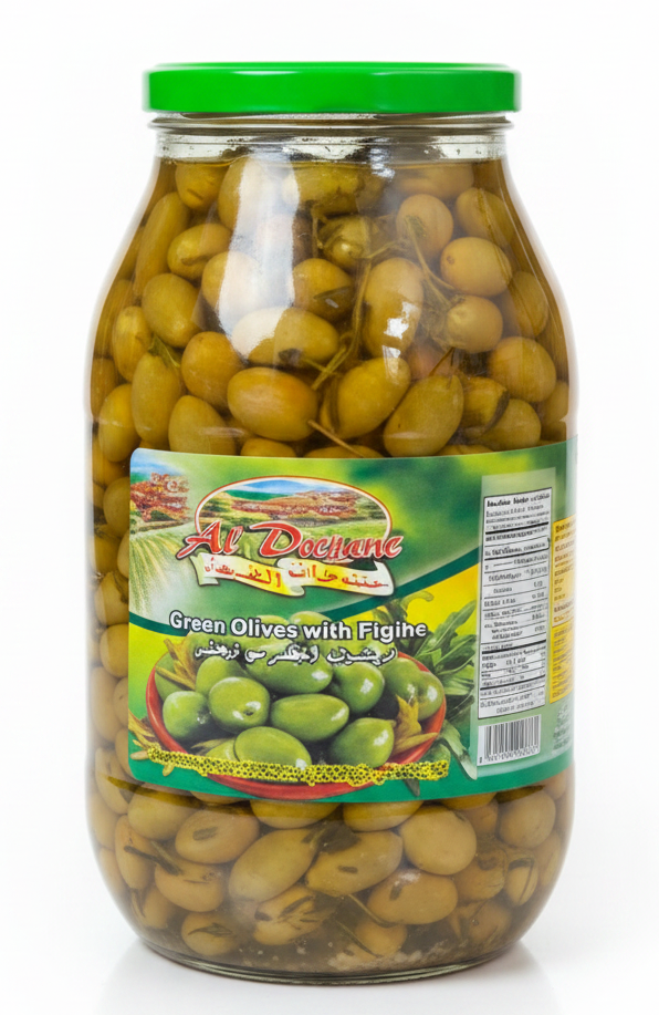 Al Dayaa Green Olives w/ Thyme (3000g)
