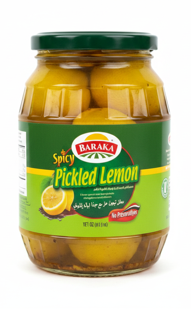 BARAKA SPICY PICKLED LEMON (32OZ)