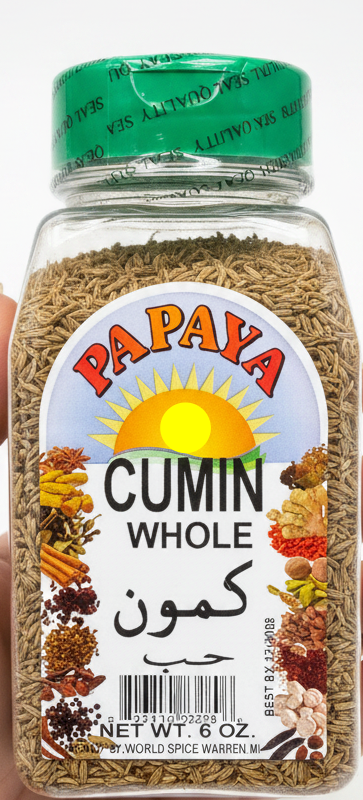 Papaya Whole Cumin (6 oz)