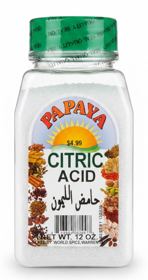 Papaya Citric Acid (12 oz)