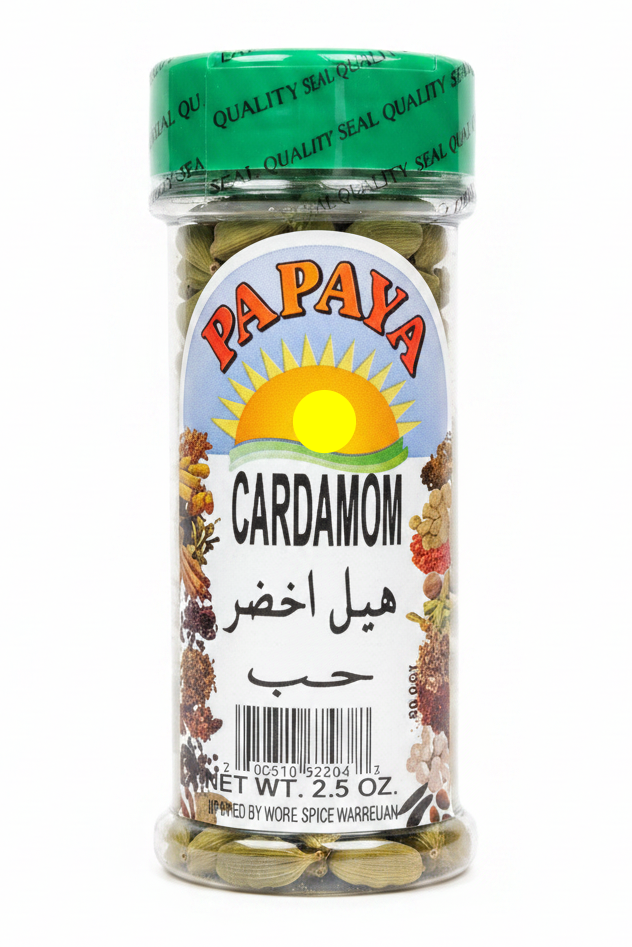 PAPAYA WHOLE CARDAMOM(2.5.OZ)