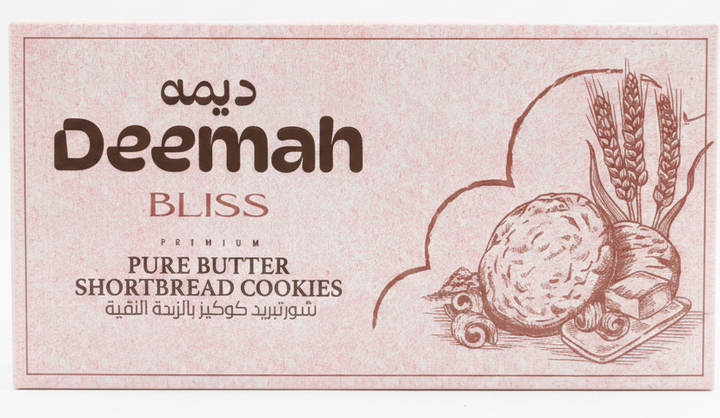 DEEMAH BLISS PURE BUTTER SHORTBREAD COOKIES (6CT)