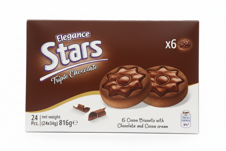 ELEGANCE STARS TIPPLE CHOCOLATE (24CT)