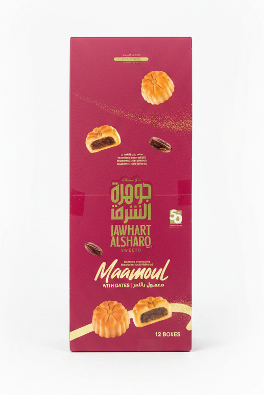 JAWHART ALSHARQ MAAMOUL WITH DATES (12CT)