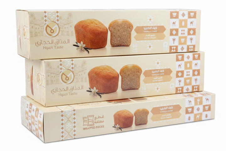 HIJAZI TASTE VANILLA CAKE WHITE WHEAT (14CT)