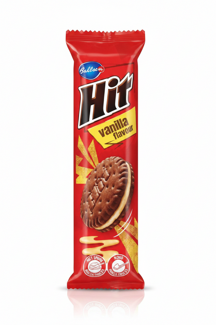HIT SANDWICH BISCUITS VANILLA (220G)