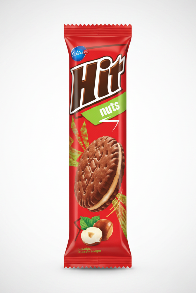 HIT SANDWICH BISCUITE NUTS (220G)