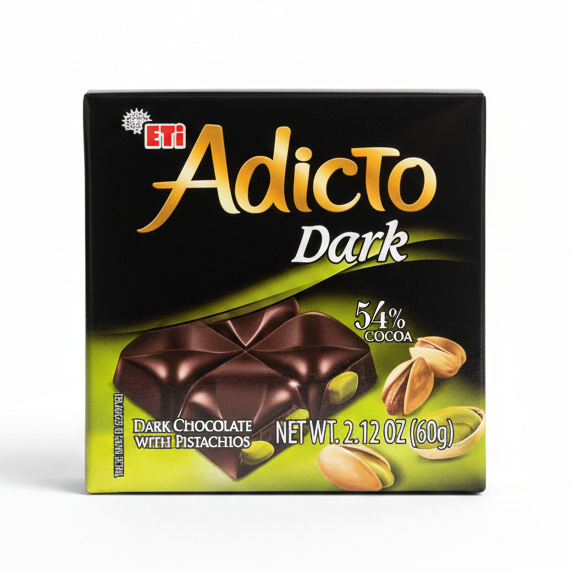 ETI ADICTO DARK 54%COCOA (6 CT)