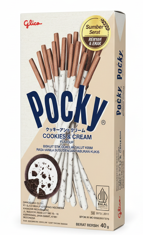 POCKY COOKIES & CREAM (40G)