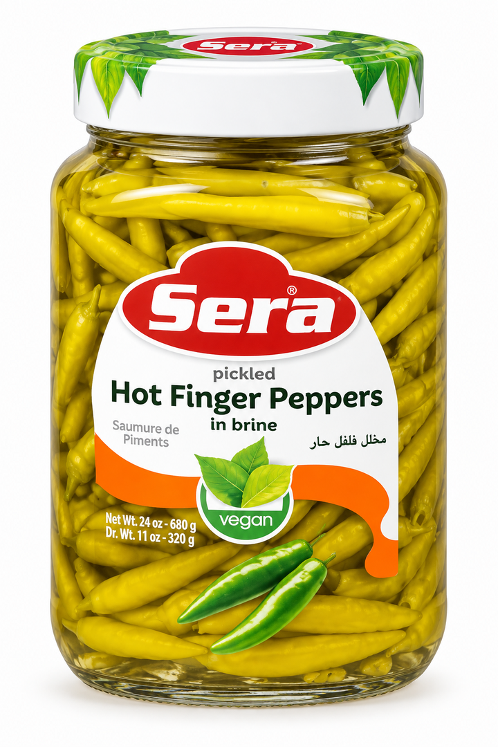 SERA PICKLED HOT FINGER PEPPERS IN BRINE(640G)